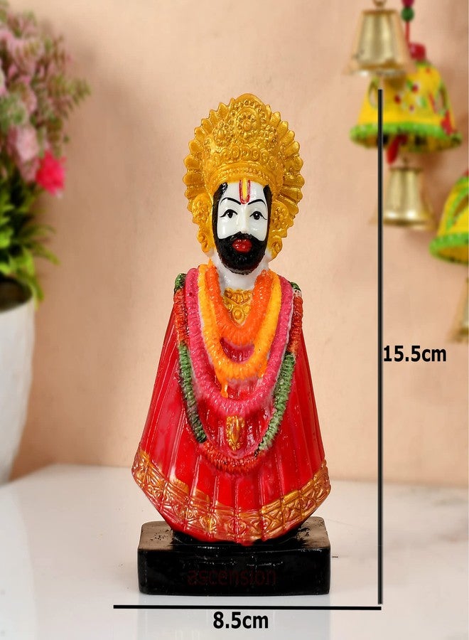 أسينشين تمثال الإله خاتو شيام جي، إله الصعود، اللورد شيام ديف، عبادة روحية، تمثال فاستو، ديني، وصنم للمعابد، ديكور منزلي، ديكور مكتبي، هدايا للعائلة والأصدقاء، للأم والأب - Image 4